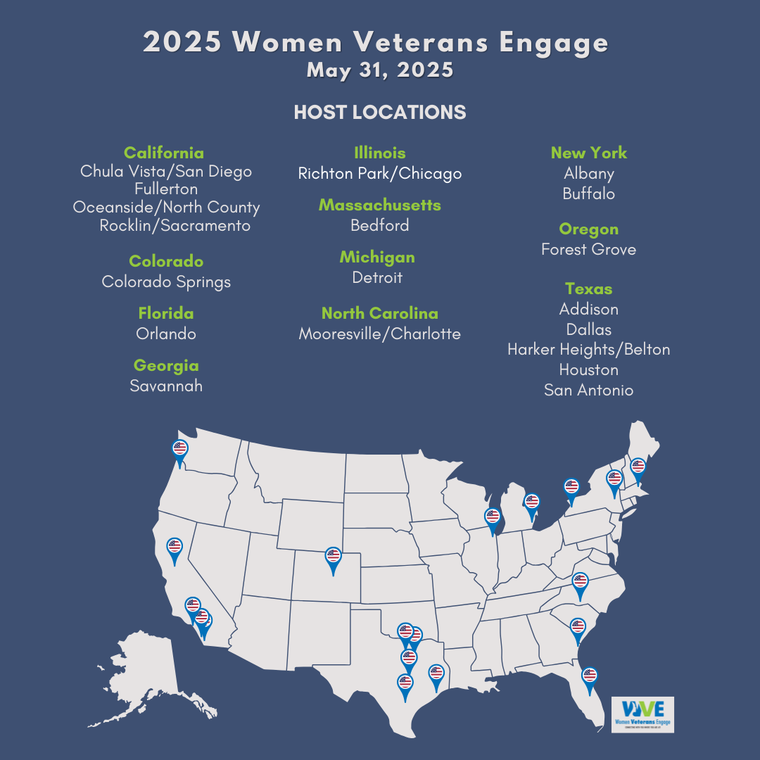 women veterans engage detroit national map